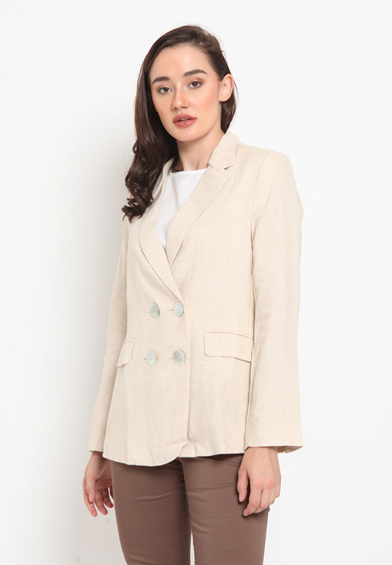 Loose Double Breasted Blazer