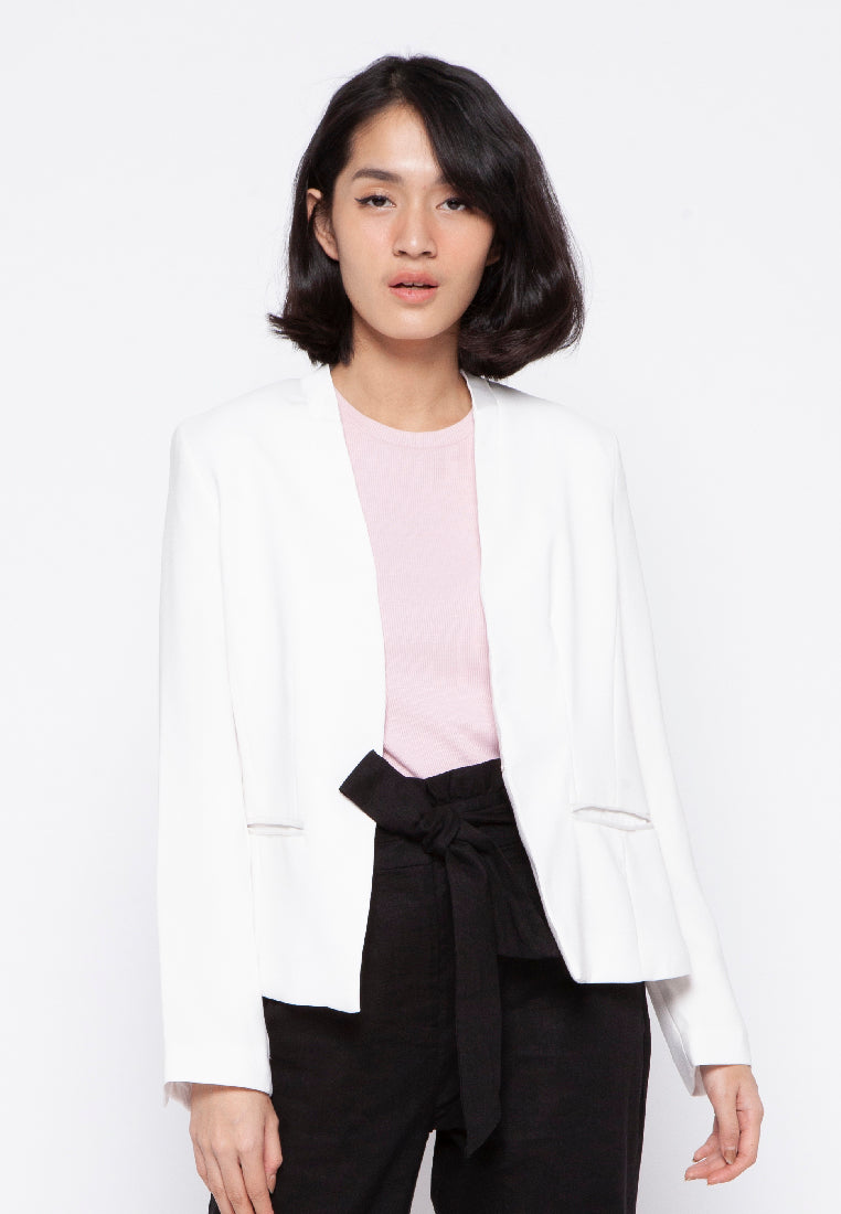 Inverted Lapels Blazer