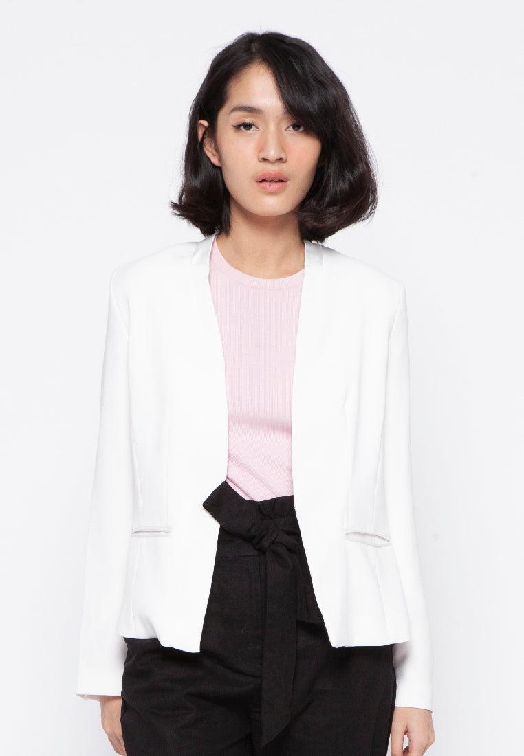Inverted Lapels Blazer