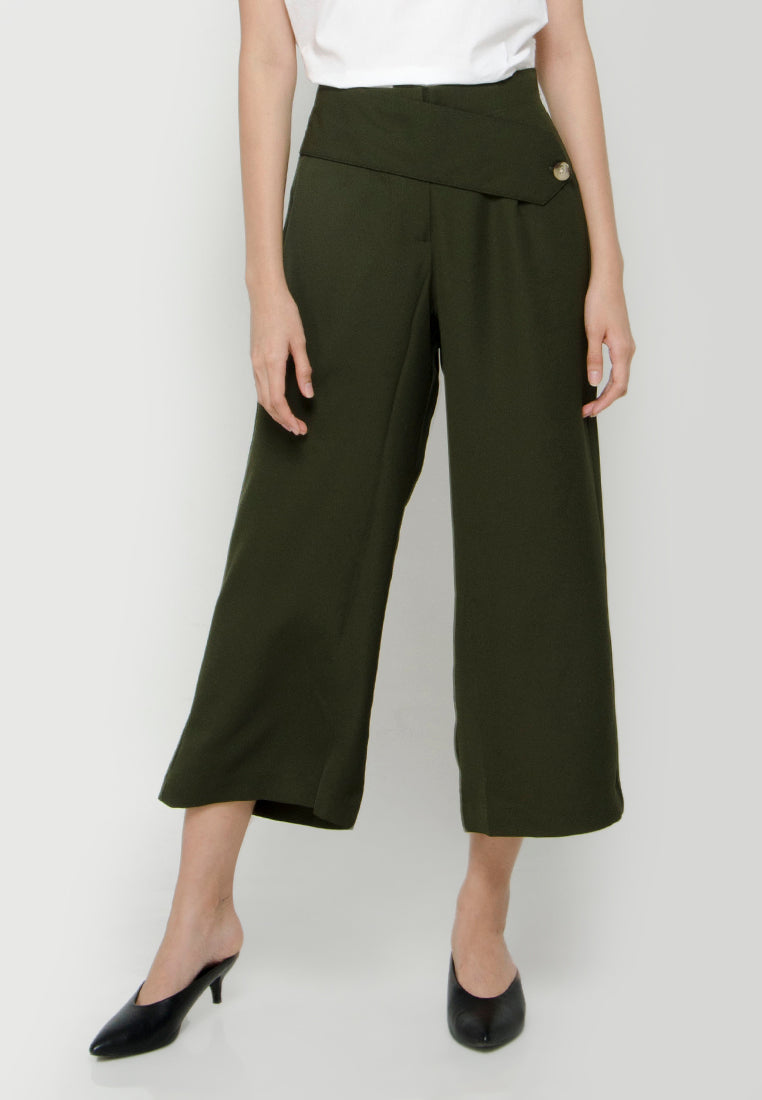Wrap Button Pants