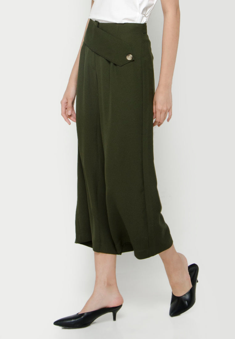 Wrap Button Pants