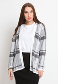 Checked Cardigan