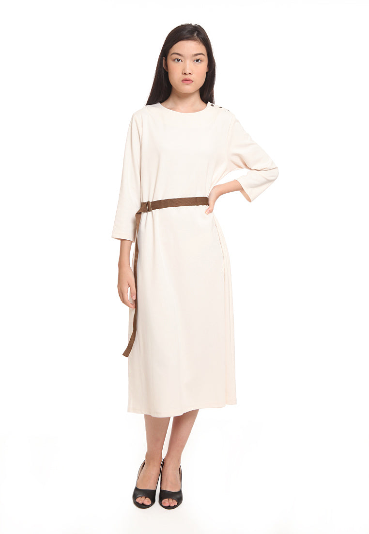 Belted Midi Dress
