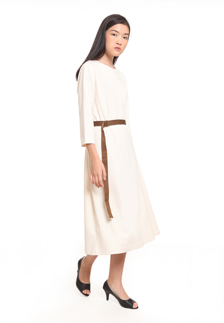 Belted Midi Dress