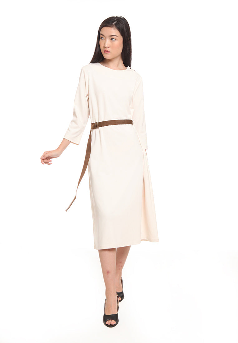Belted Midi Dress