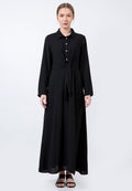 Long Black Dress Signature 20D019