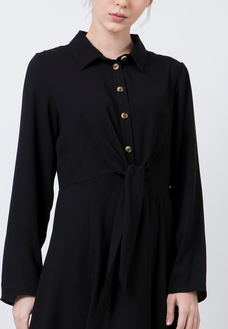 Long Black Dress Signature 20D019