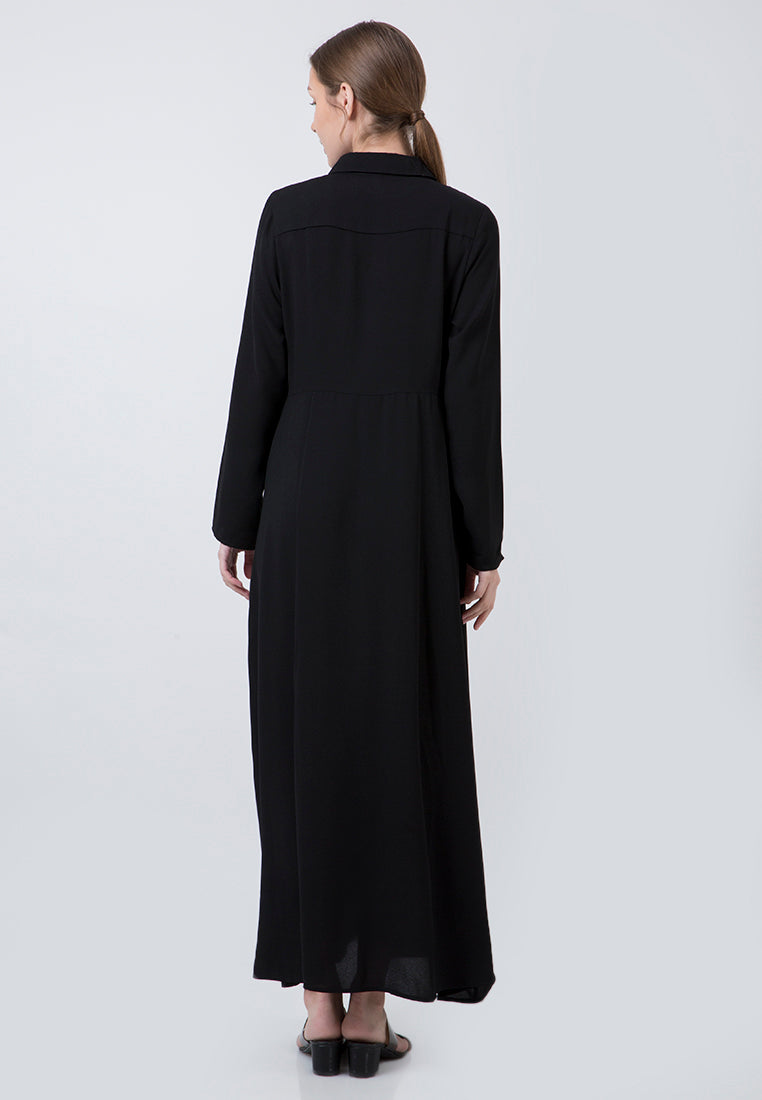 Long Black Dress Signature 20D019