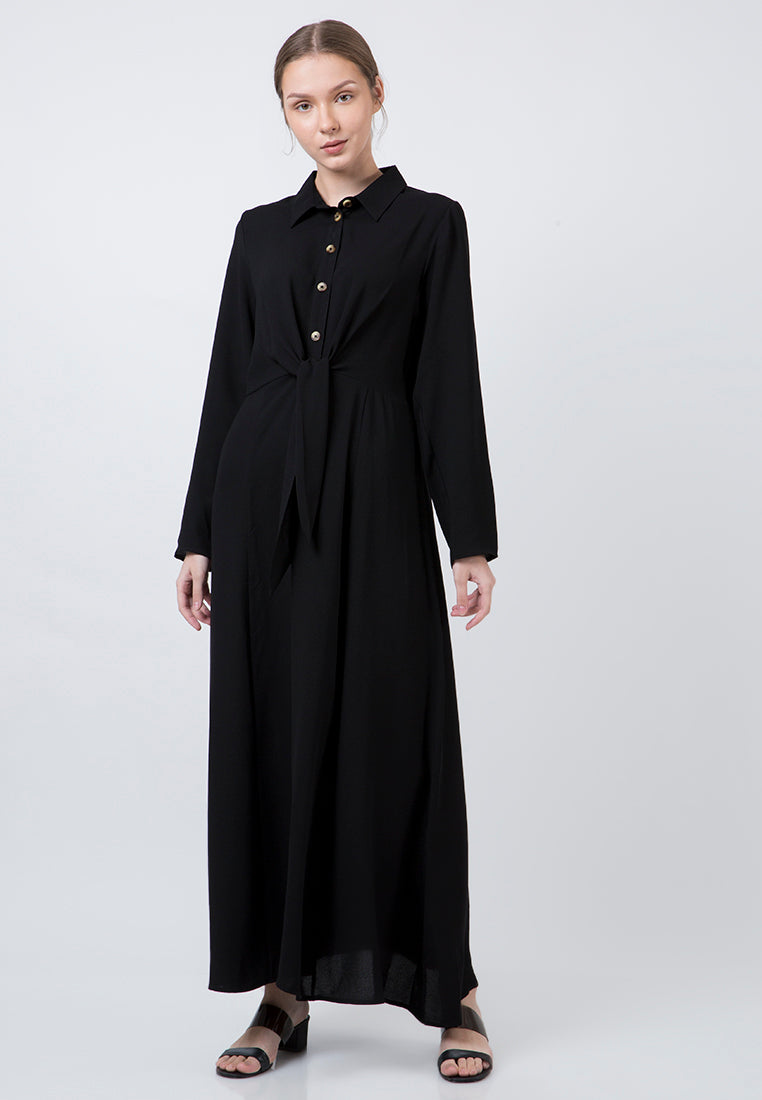 Long Black Dress Signature 20D019
