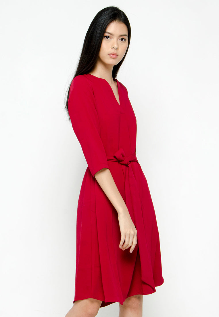 Belted Shift Dress