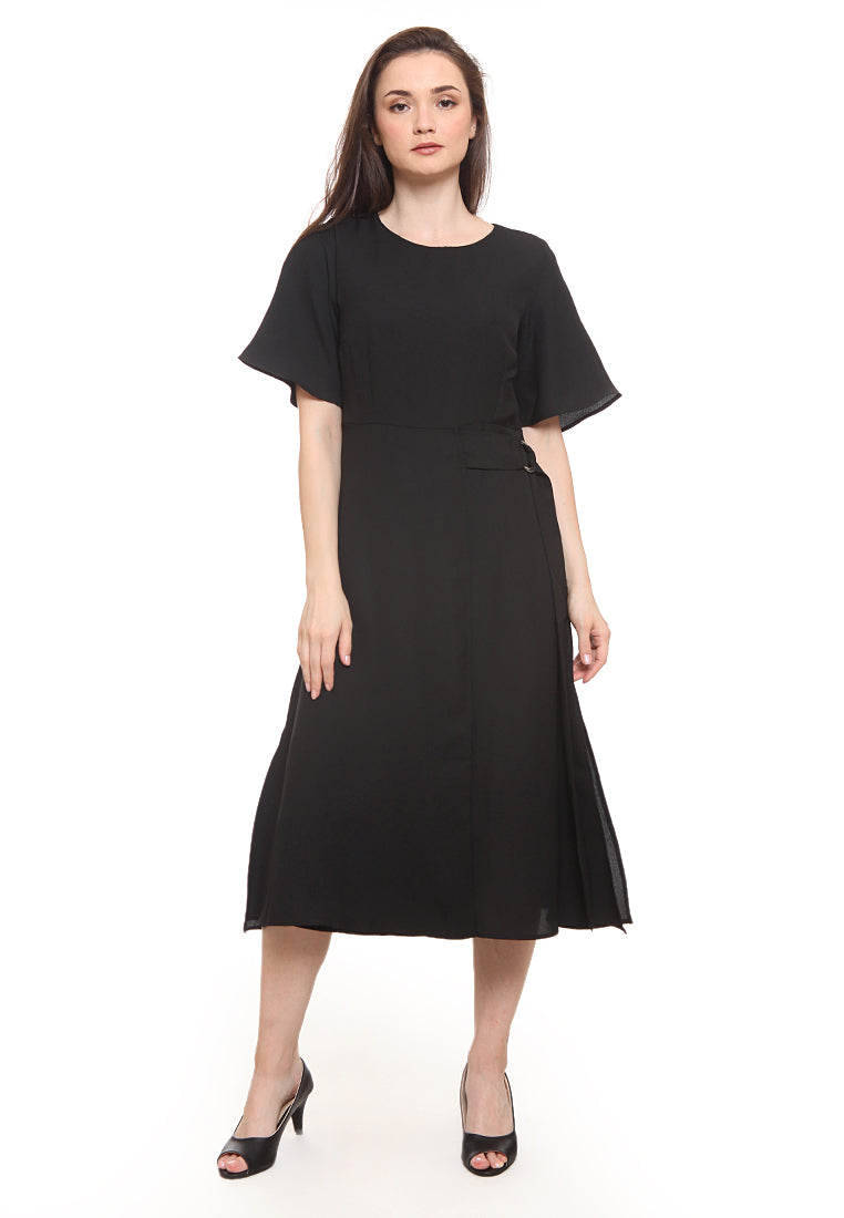 Dress with Side Belt