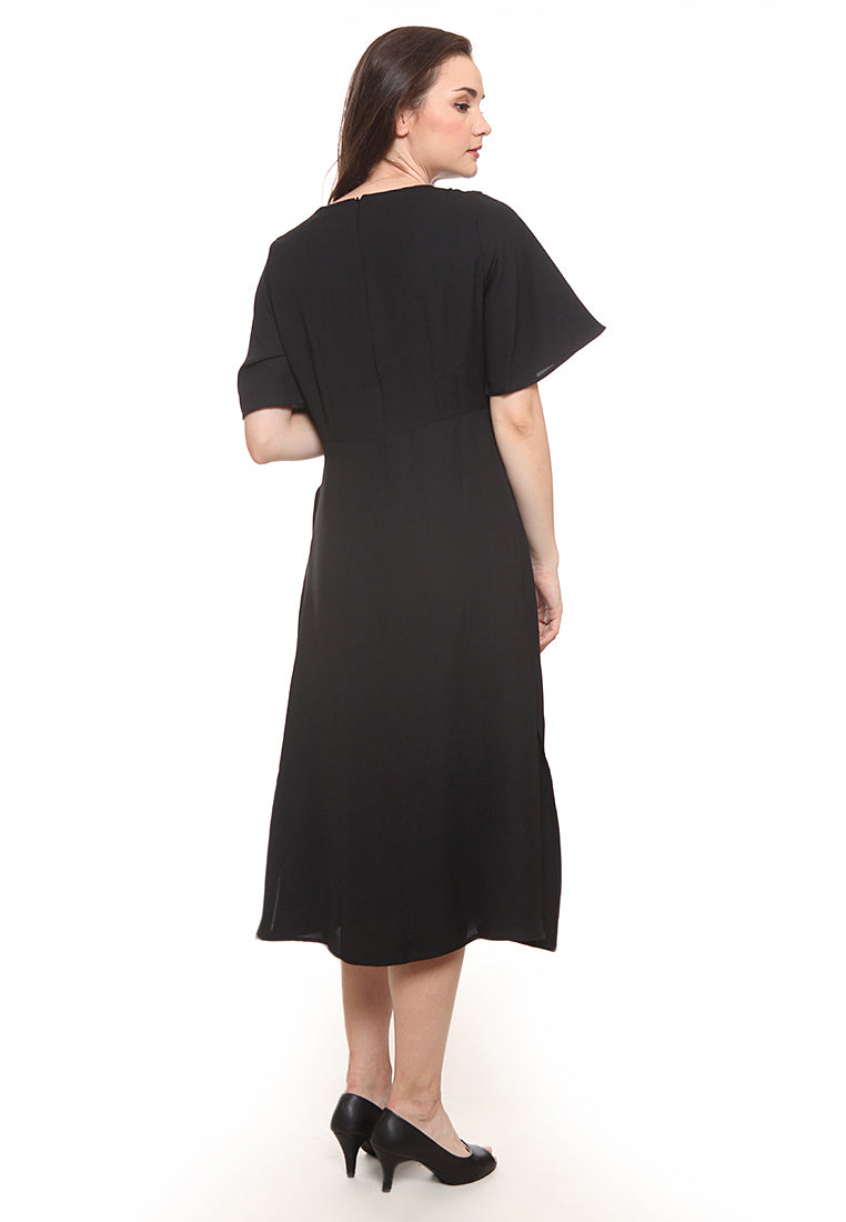Dress with Side Belt