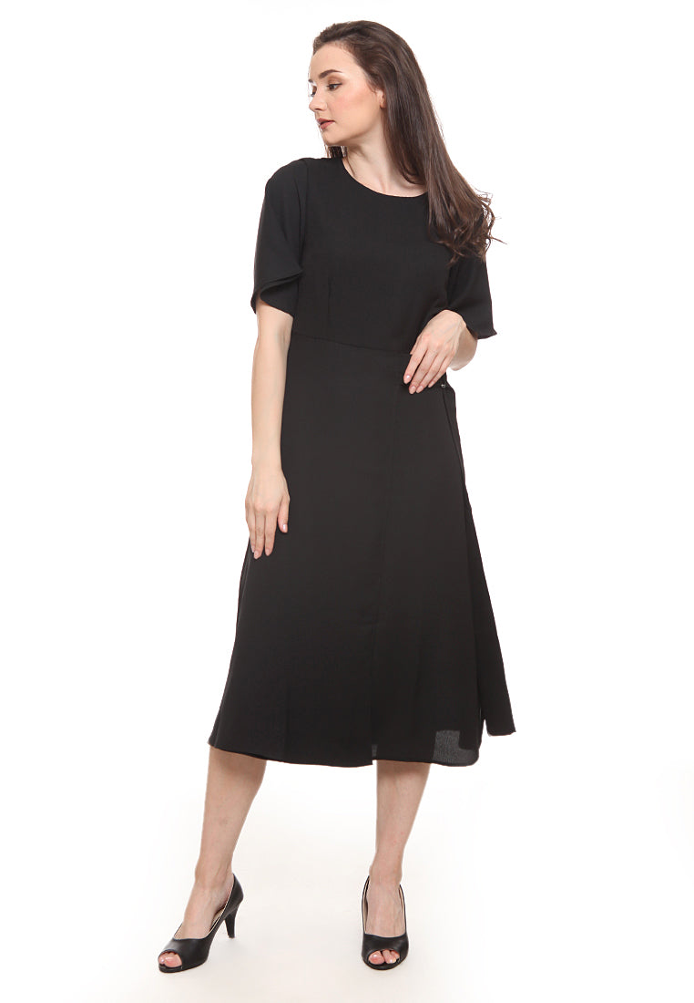 Dress with Side Belt