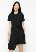 Tunic Dress with Tied Waist Detail