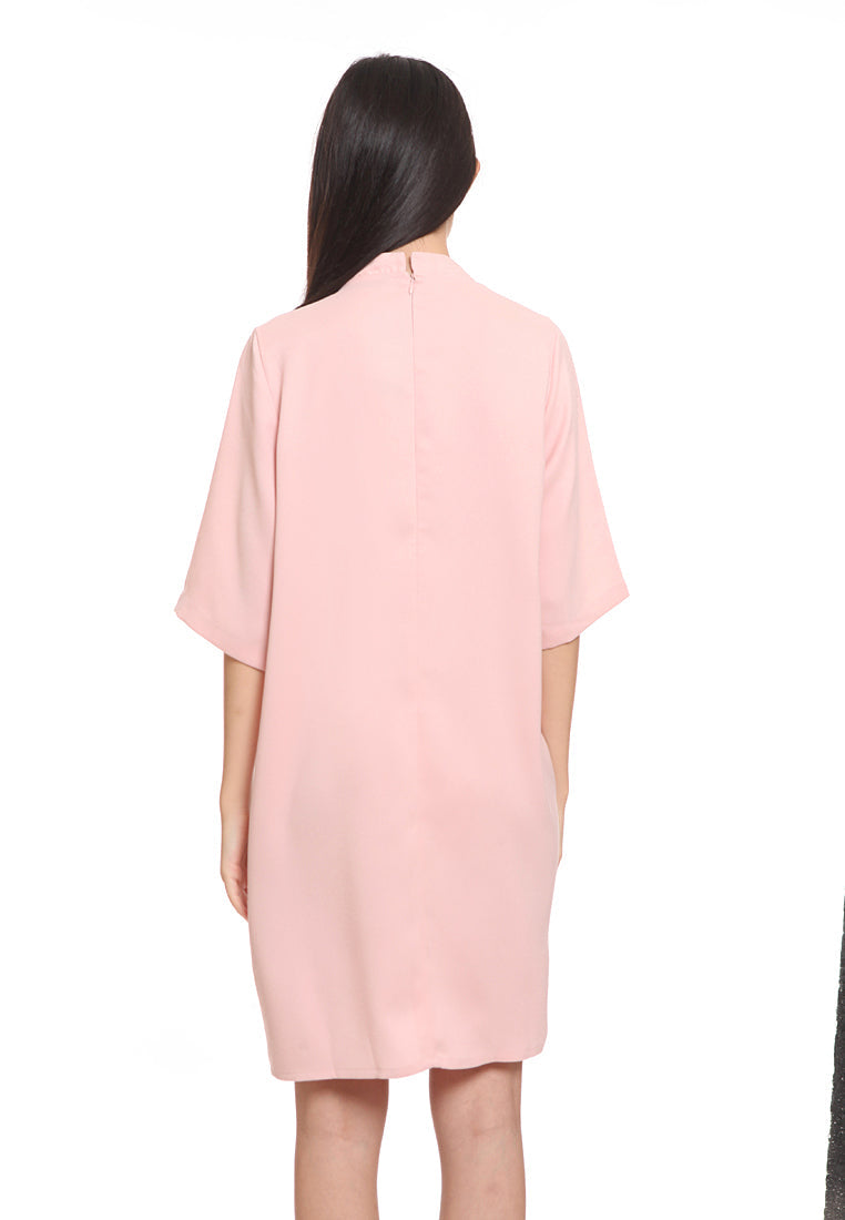Loose Fitted Dress With Embroidery