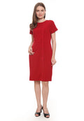 Button Detail Midi Dress