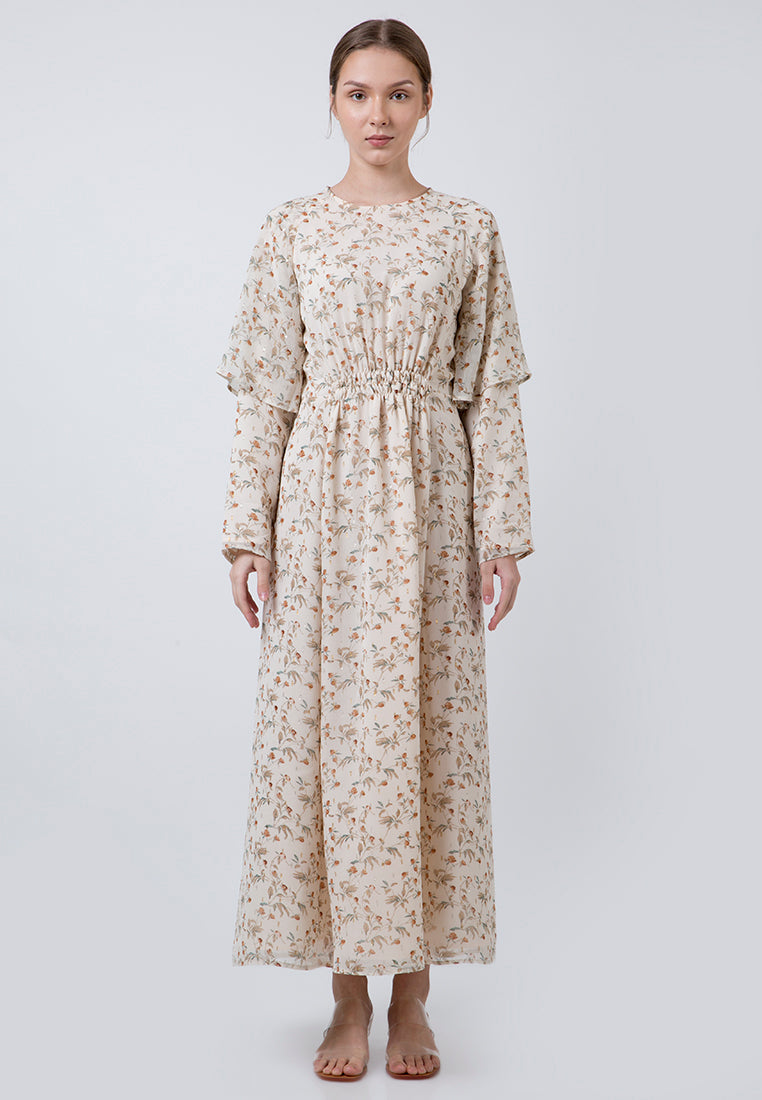 Floral Flare Dress Femme 20D048