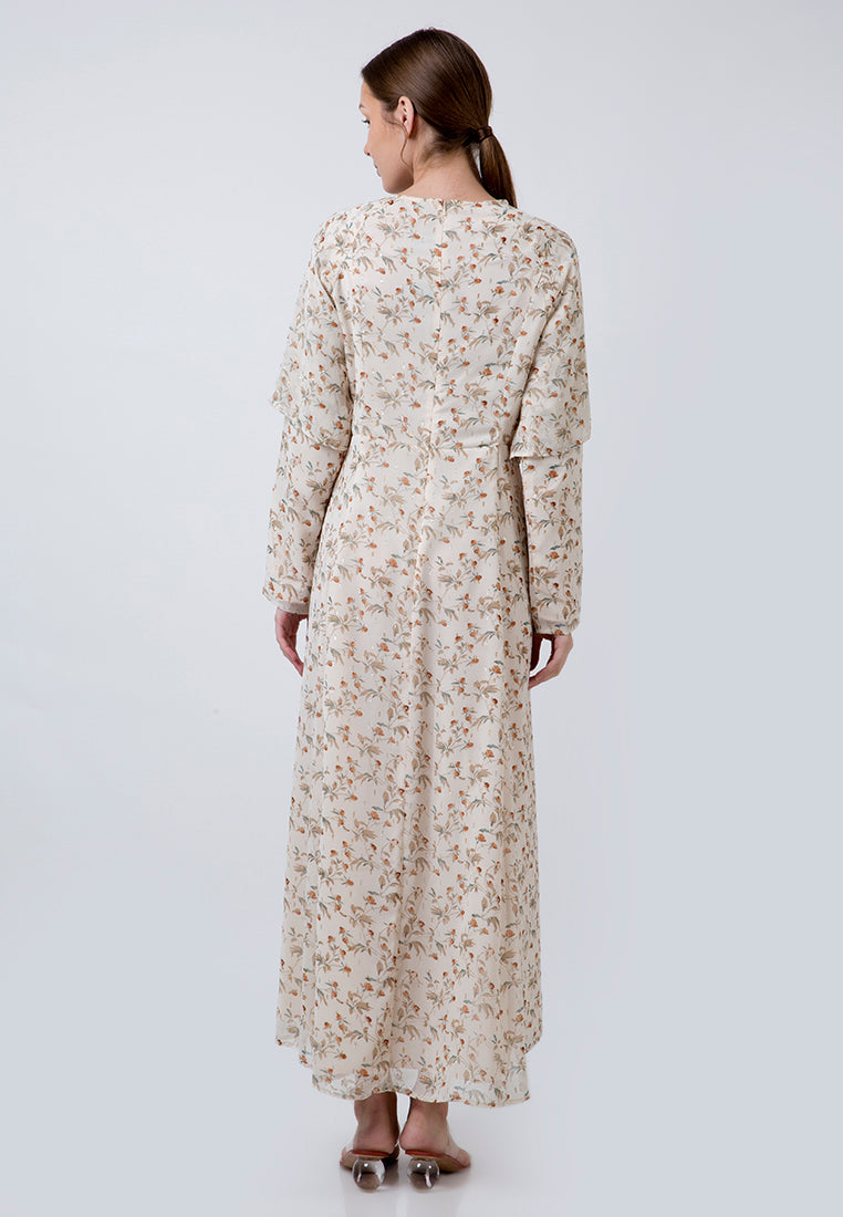 Floral Flare Dress Femme 20D048
