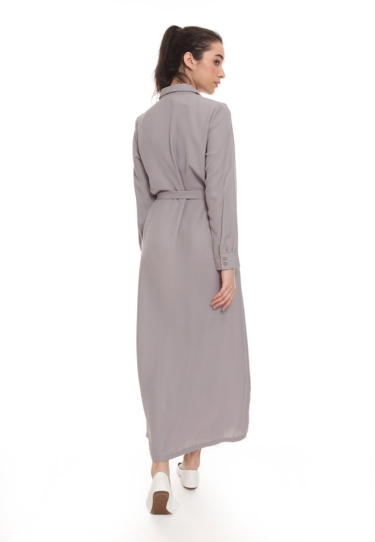 Basic Long Shirt Dress