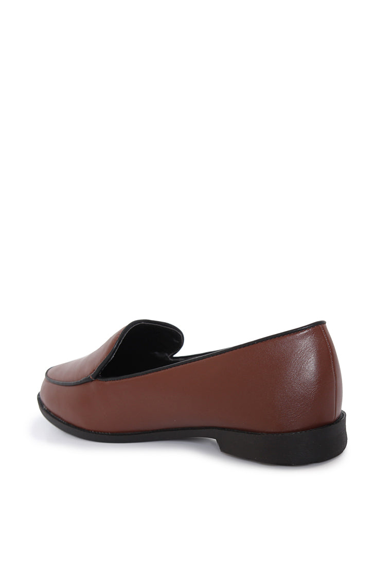 Tan Flat Shoes