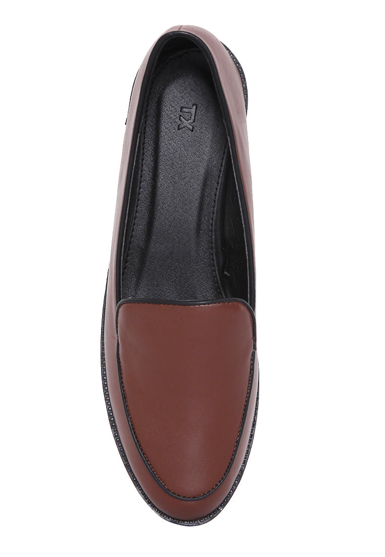 Tan Flat Shoes