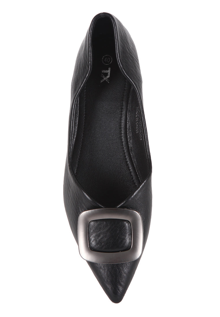 Black Flat Shoes