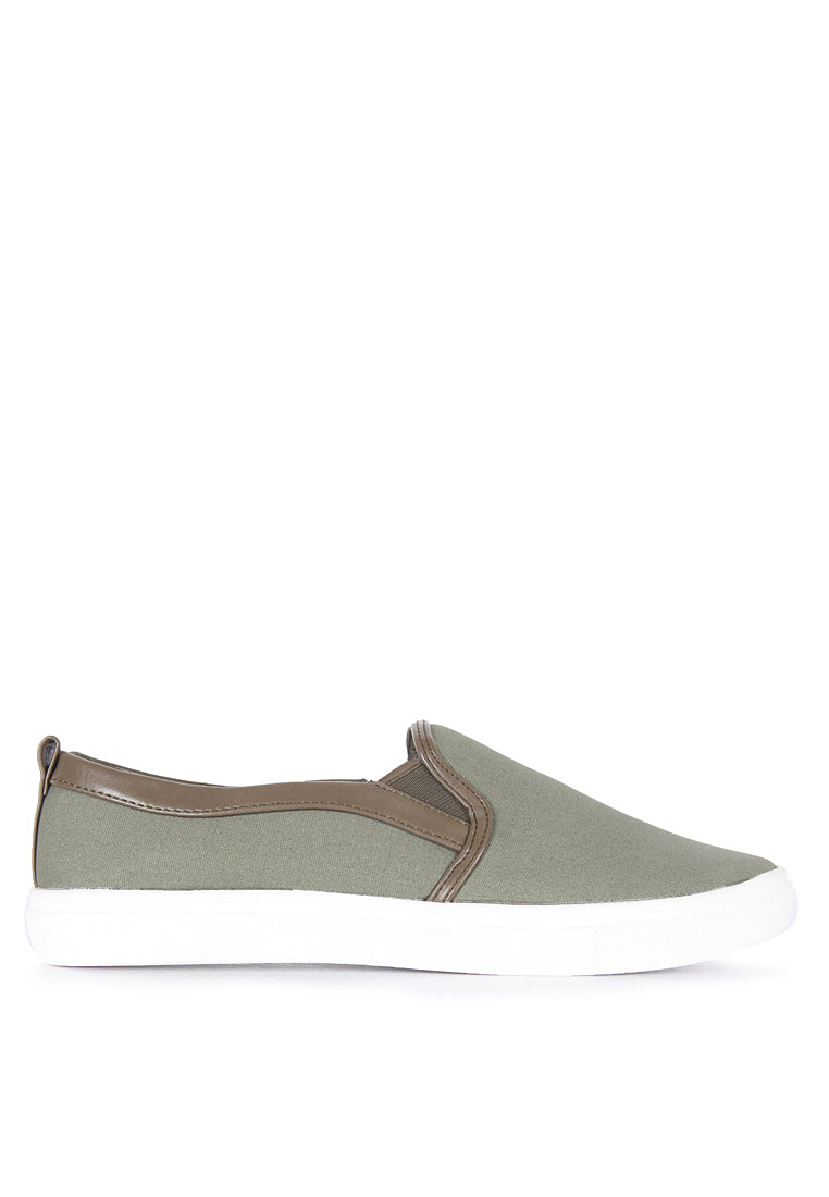 Dark Green Slip-On