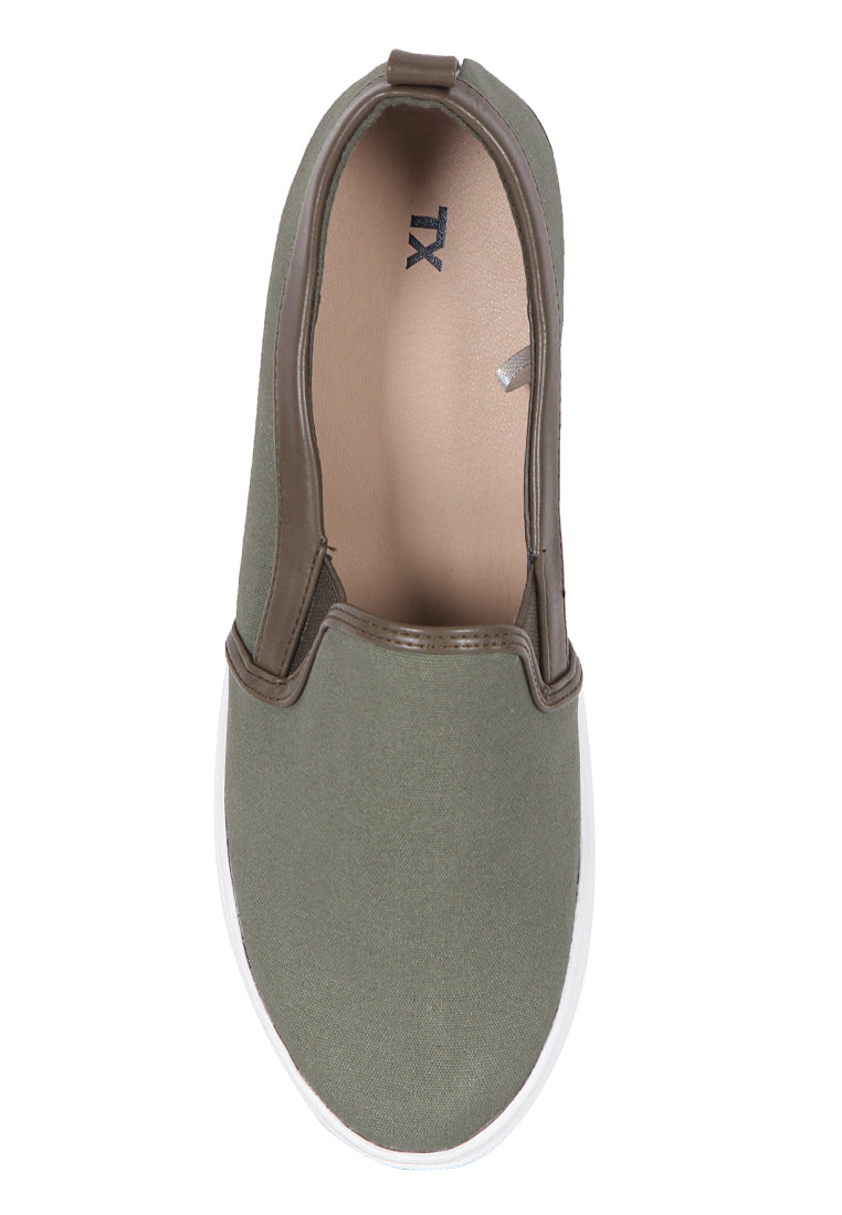 Dark Green Slip-On