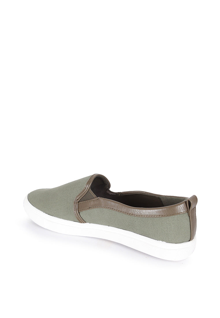 Dark Green Slip-On