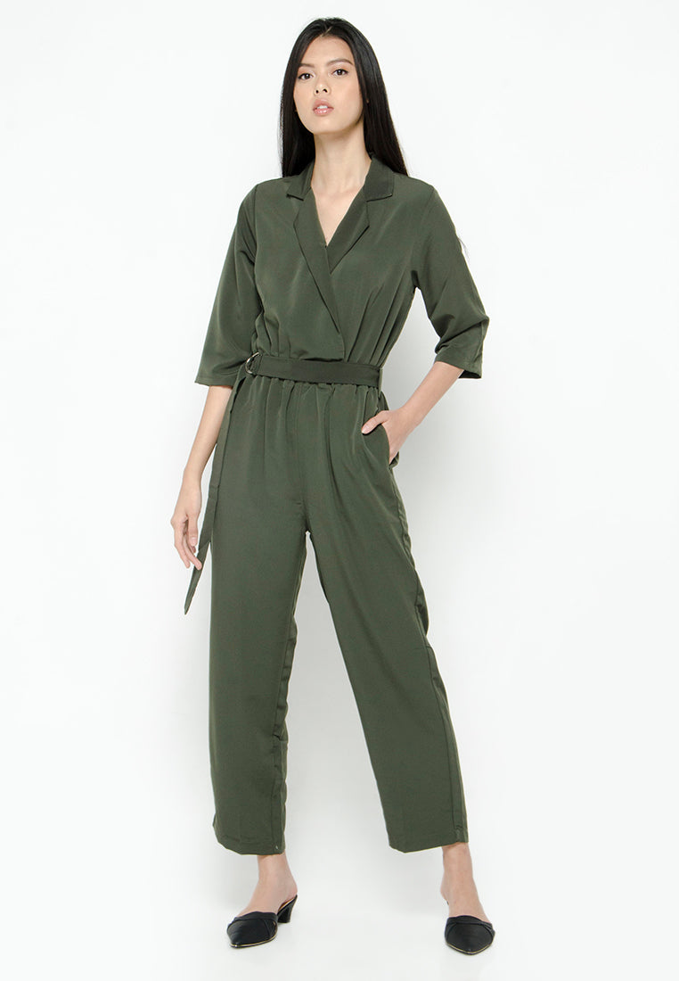 Tailored Jumpsuit with Belt