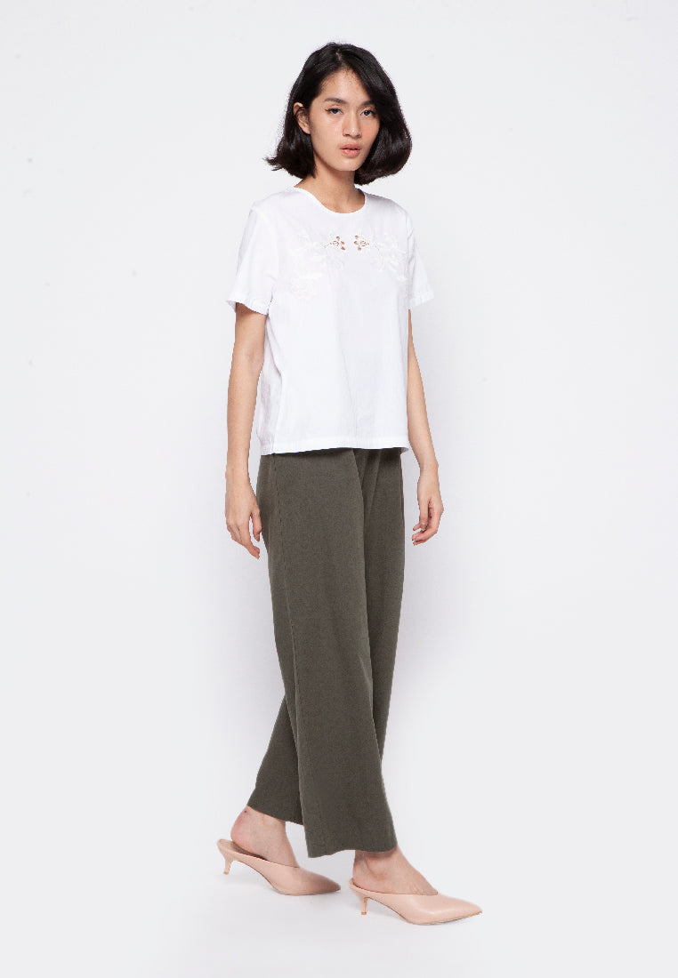 Straight Linen Pants