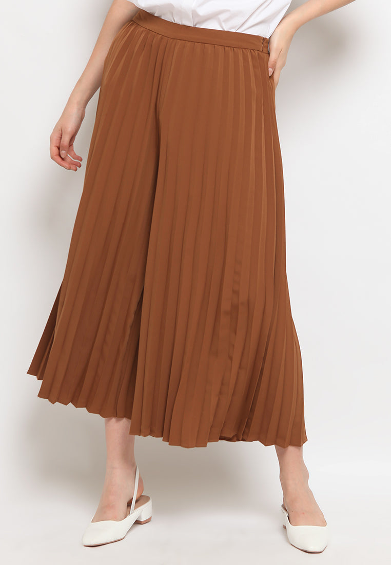 Loose pleats culotte