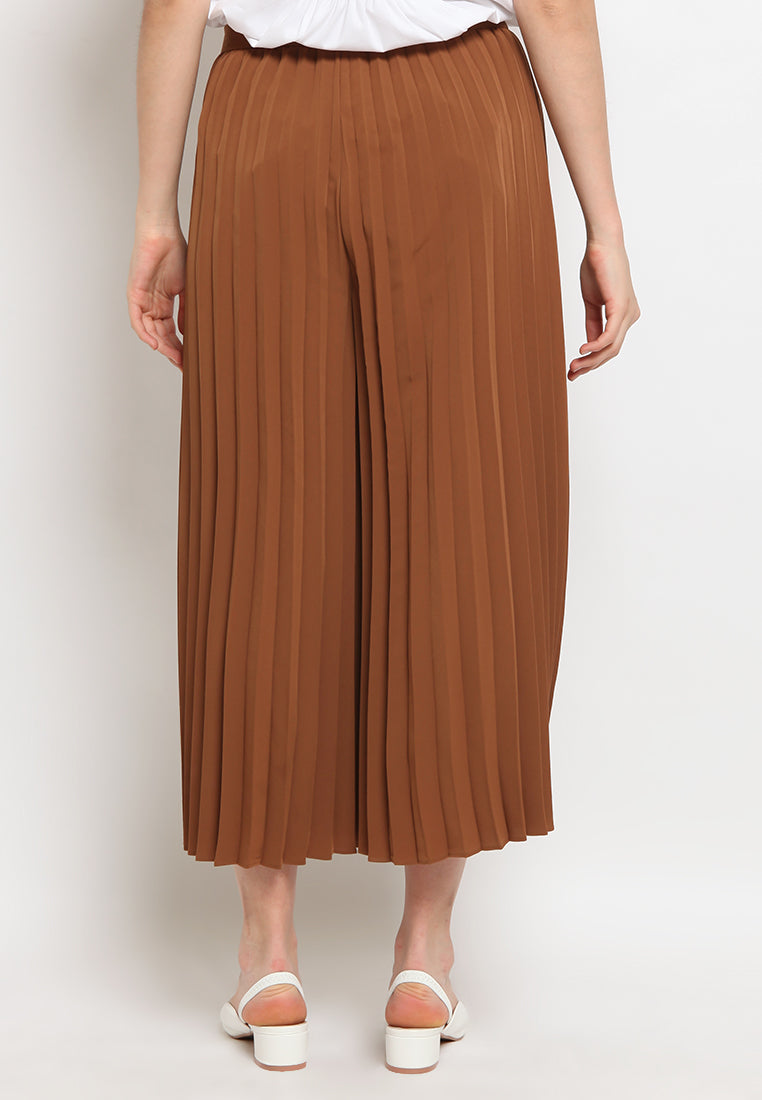 Loose pleats culotte