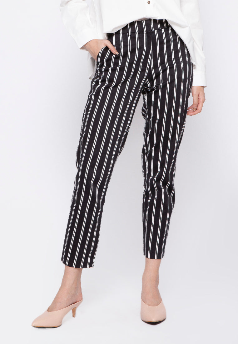 Printed Ankle Pants
