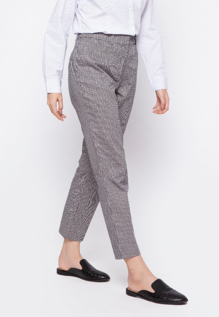 Printed Ankle Pants