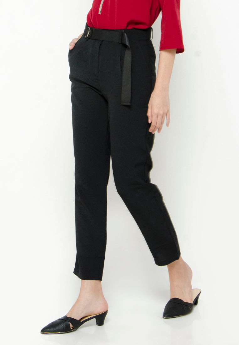 Pants with Seatbelt Tape