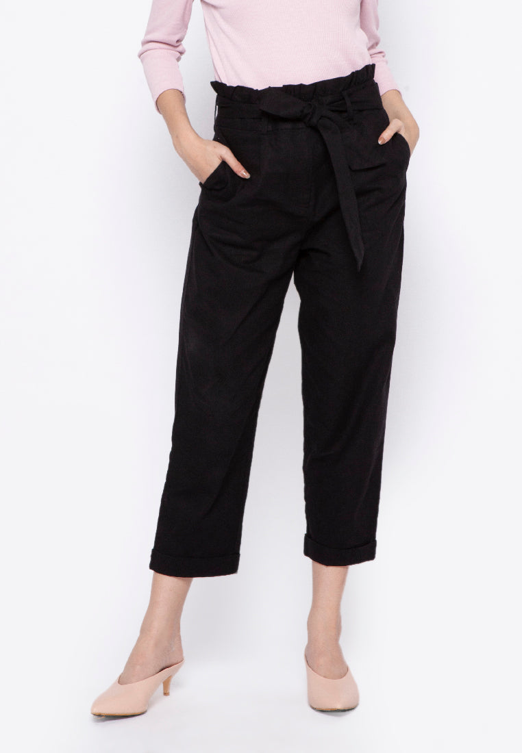 Linen Paperbag Pants