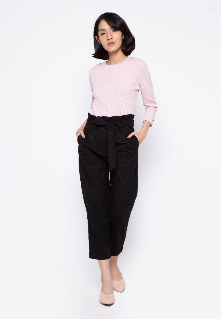 Linen Paperbag Pants