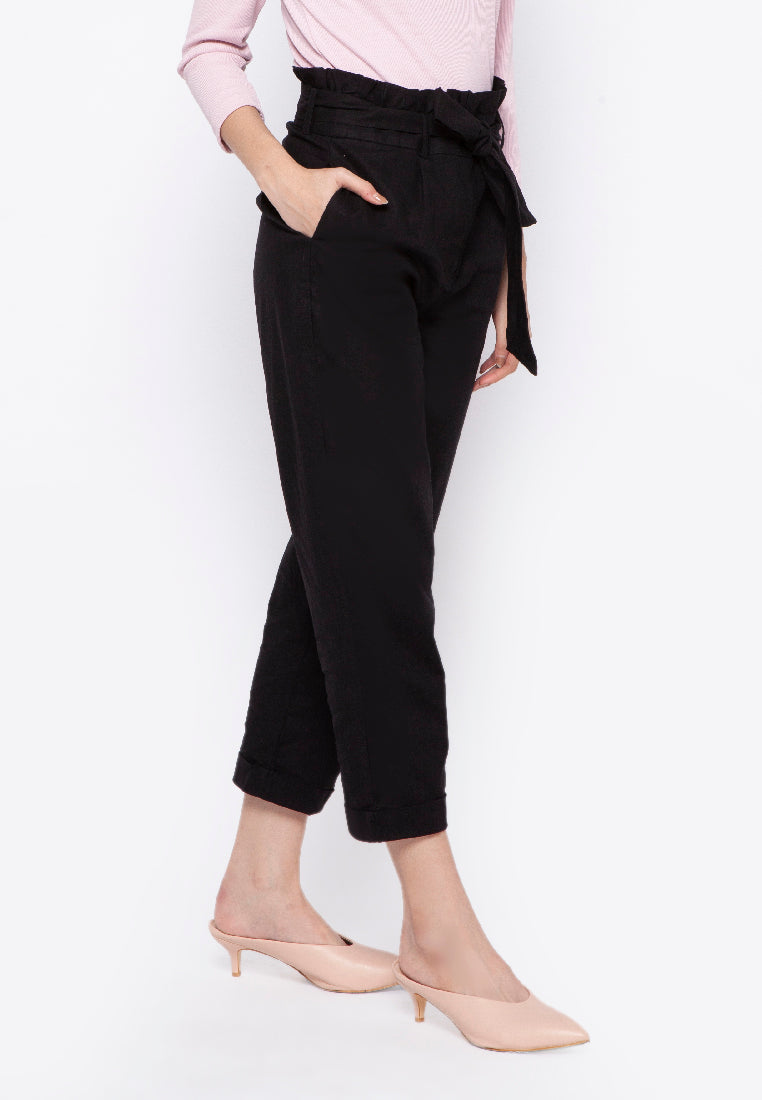 Linen Paperbag Pants