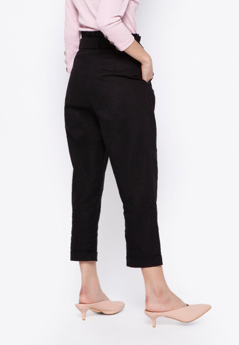 Linen Paperbag Pants