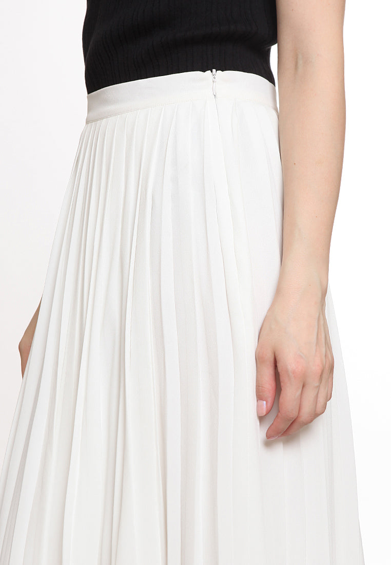 High Waist Pleats Skirt