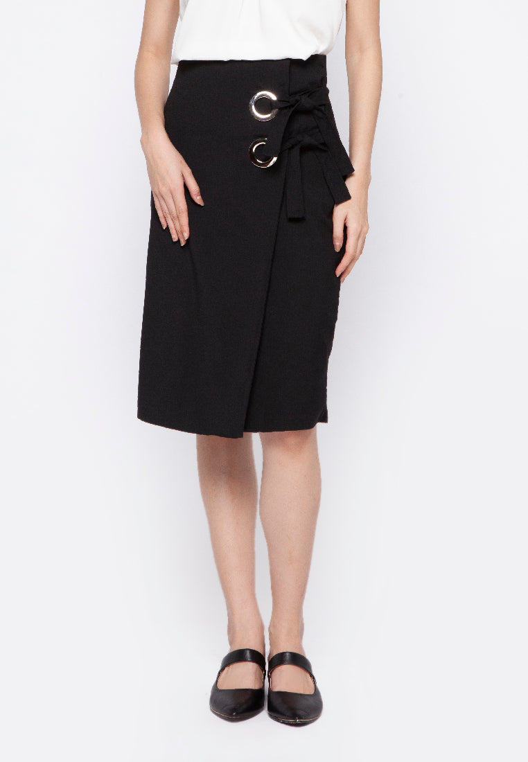 Layered Skirt with Double Eyelet