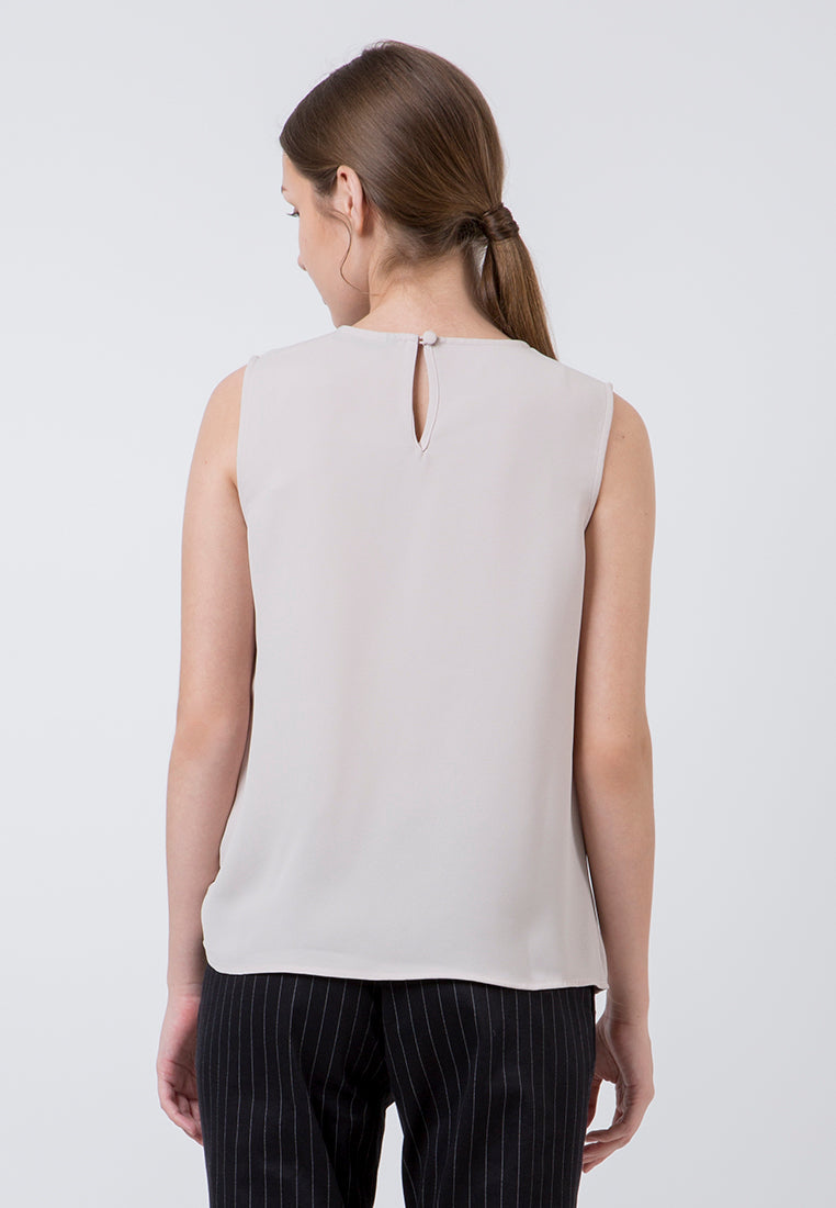 Drape Front Blouse Femme 20D045