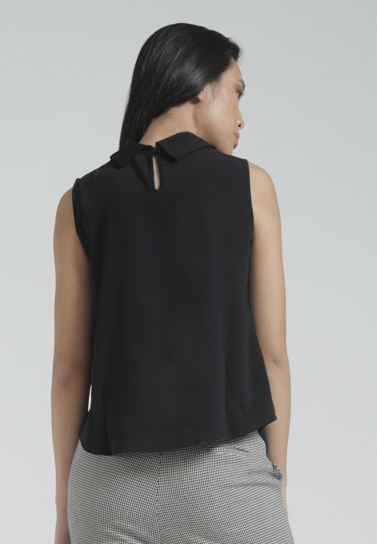 Cowl Neck Sleeveless Top
