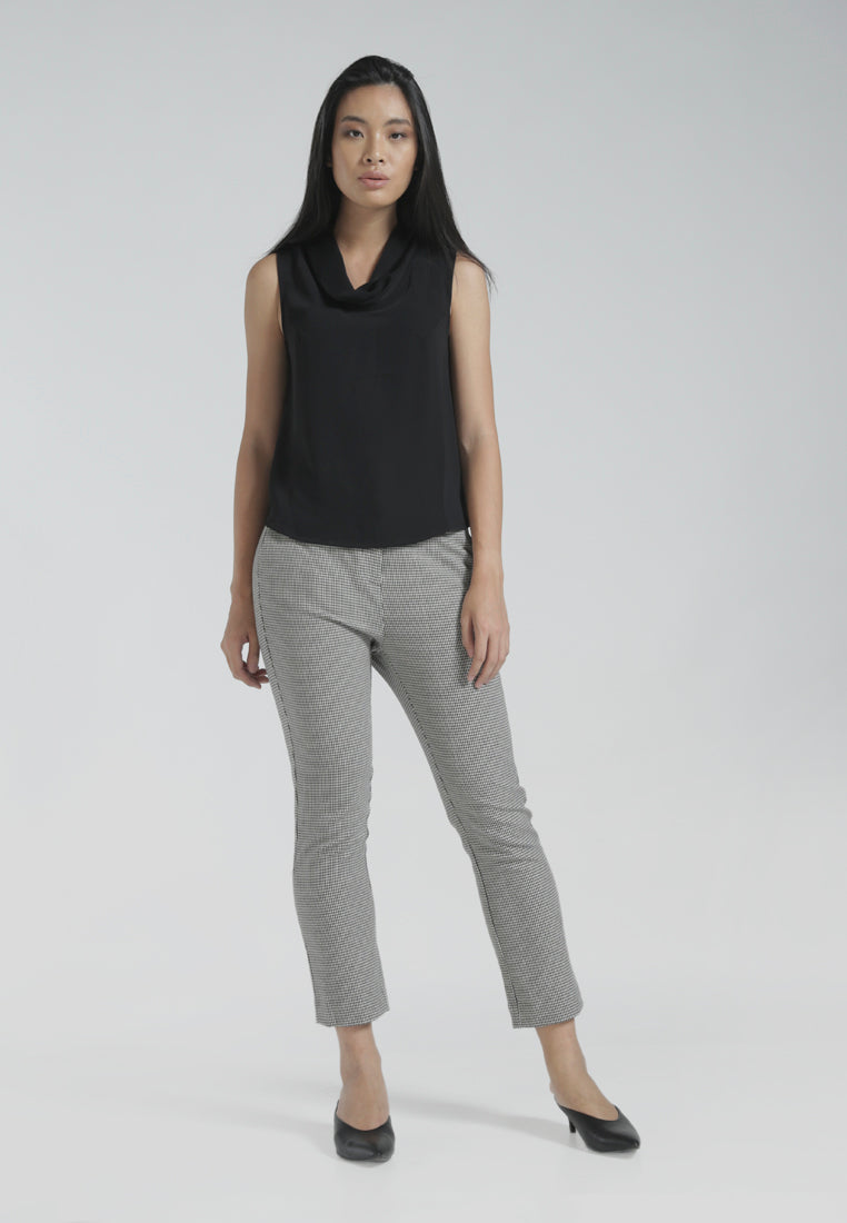 Cowl Neck Sleeveless Top
