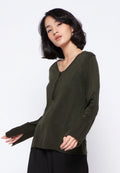 Box Sweater with O-Ring Zipper