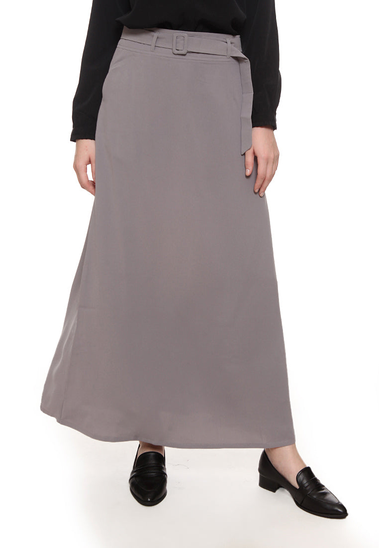 Highwaist A-line Maxi Skirt
