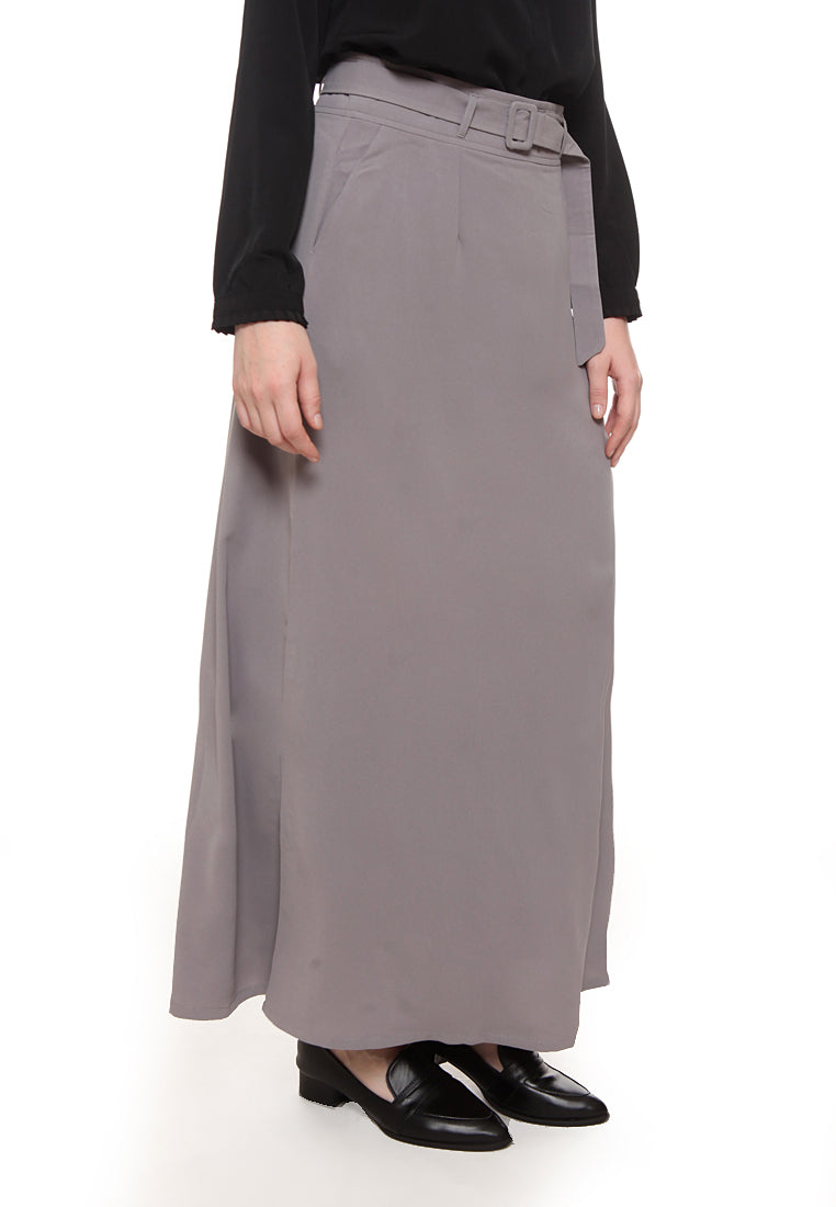 Highwaist A-line Maxi Skirt