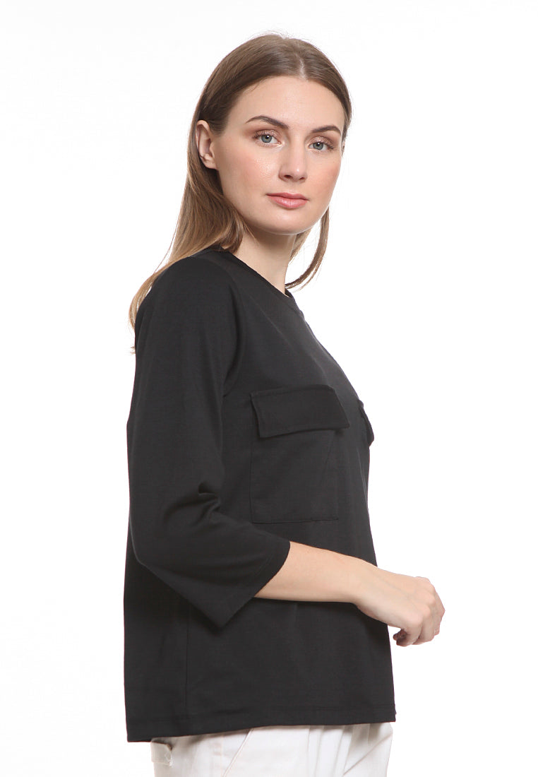 Blouse with Chest Pocket