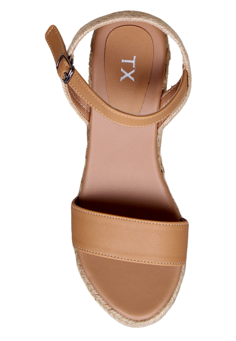Camel Wedges Shoes